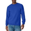 Hanes Men’s Sweatshirt, EcoSmart Fleece Crewneck Sweatshirt, Big & Tall Available, 1 or 2-Pack(Deep Royal)