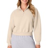 Hanes Women’s EcoSmart Fleece Sweatshirt for Women, Soft Midweight – Full-Zip Hoodie, Sweatshirt, or 1/4 Zip(Champagne Frost)