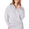 Hanes Women’s EcoSmart Fleece Sweatshirt for Women, Soft Midweight – Full-Zip Hoodie, Sweatshirt, or 1/4 Zip(Light Steel)