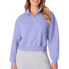 Hanes Women’s EcoSmart Fleece Sweatshirt for Women, Soft Midweight – Full-Zip Hoodie, Sweatshirt, or 1/4 Zip(Peri Blue)
