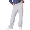 Hanes Women’s Sweatpants – EcoSmart Fleece Joggers – Open-Bottom Pocketless Pull-On Lounge Pants – Reg. & Petite Sizes(Light Steel)