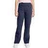 Hanes Women’s Sweatpants – EcoSmart Fleece Joggers – Open-Bottom Pocketless Pull-On Lounge Pants – Reg. & Petite Sizes(Navy Heather)