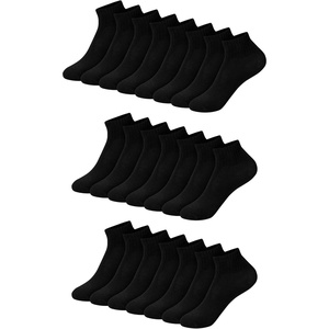 Hanes Boys’ Ankle Socks for Boys – Super Value 22-pack Quarter Socks – Lightweight Comfort – No Slip Fit Ez Sort(Black – 22 Pack)