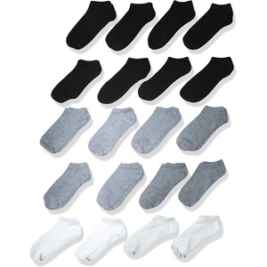 Hanes Boys’ Ankle Socks for Boys – Super Value 22-pack Quarter Socks – Lightweight Comfort – No Slip Fit Ez Sort(No Show – Assorted)