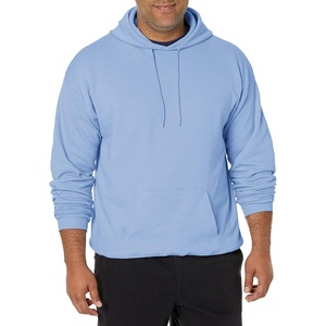 Hanes Men’s Hoodie – EcoSmart Fleece Hooded Sweatshirt for Men & Women – Midweight Fleece – Big & Tall Available(Light Blue)