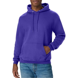 Hanes Men’s Hoodie – EcoSmart Fleece Hooded Sweatshirt for Men & Women – Midweight Fleece – Big & Tall Available(Purple)