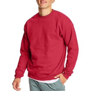 Hanes Men’s Sweatshirt, EcoSmart Fleece Crewneck Sweatshirt, Big & Tall Available, 1 or 2-Pack(Deep Red – 1 Pack)