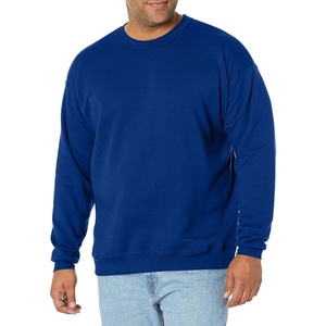 Hanes Men’s Sweatshirt, EcoSmart Fleece Crewneck Sweatshirt, Big & Tall Available, 1 or 2-Pack(Deep Royal – 2 Pack)