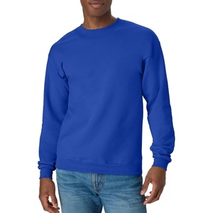 Hanes Men’s Sweatshirt, EcoSmart Fleece Crewneck Sweatshirt, Big & Tall Available, 1 or 2-Pack(Deep Royal)