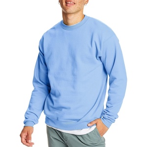 Hanes Men’s Sweatshirt, EcoSmart Fleece Crewneck Sweatshirt, Big & Tall Available, 1 or 2-Pack(Light Blue – 1 Pack)