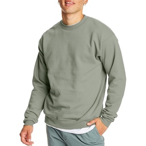 Hanes Men’s Sweatshirt, EcoSmart Fleece Crewneck Sweatshirt, Big & Tall Available, 1 or 2-Pack(Stonewashed Green)