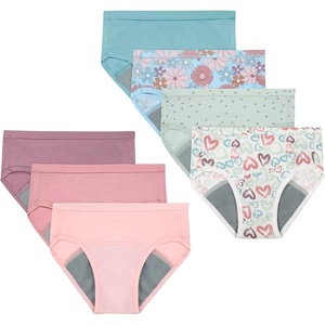 Hanes Toddler Girls’ Potty Trainer Brief, Moisture-Wicking Panty, Odor Protection Potty Trainer Underwear, 6-Pack(Mauve – Light Leaks – 7 Pack)