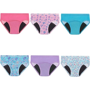 Hanes Toddler Girls’ Potty Trainer Brief, Moisture-Wicking Panty, Odor Protection Potty Trainer Underwear, 6-Pack(Pink/Blue – Light Leaks – 6 Pack)