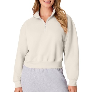 Hanes Women’s EcoSmart Fleece Sweatshirt for Women, Soft Midweight – Full-Zip Hoodie, Sweatshirt, or 1/4 Zip(Sand)