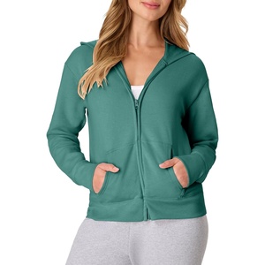 Hanes Women’s EcoSmart Fleece Sweatshirt for Women, Soft Midweight – Full-Zip Hoodie, Sweatshirt, or 1/4 Zip(Spanish Moss)