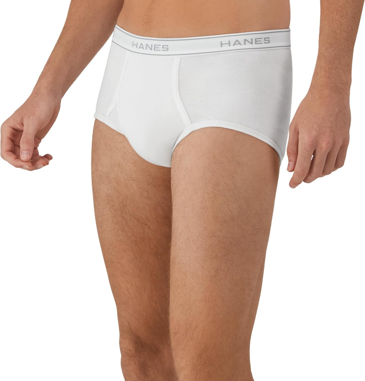 image:imageHanes Mens Underwear Brief Pack Full Rise Cotton Briefs MoistureWicking Underwear White MultipackWhite 12 Pack