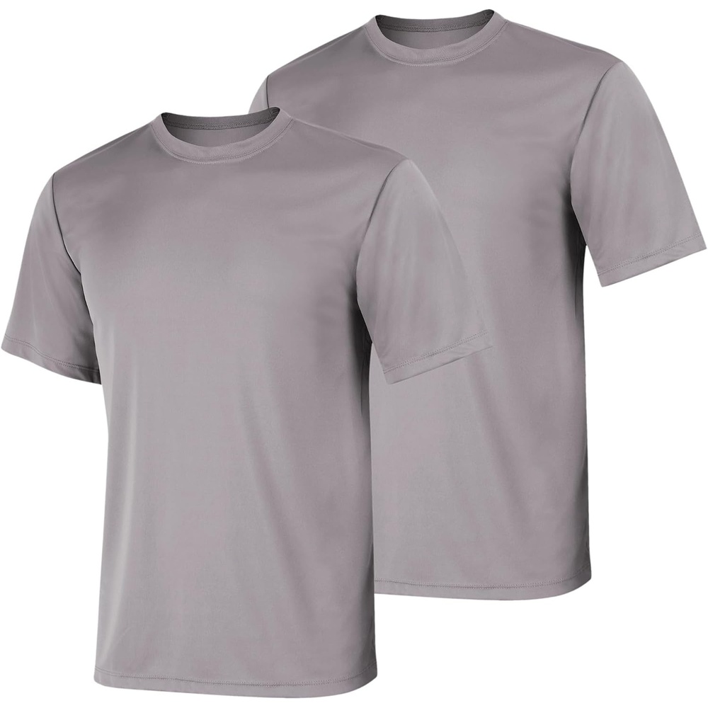 image:imageHanes Mens Cool Dri Performance TShirt MoistureWicking Short Sleeve Tee 40 UPF Protection 2 Or 5 PackGraphite 2 Pack