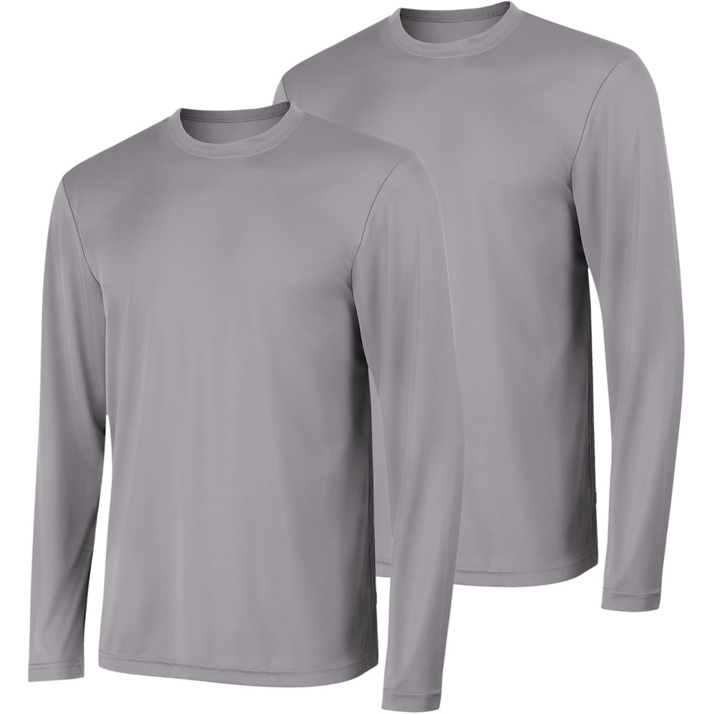 image:imageHanes Sport Mens LongSleeve TShirt Pack Cool DRI MoistureWicking Performance TShirts Performance Tee 2PackGraphite