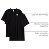 Hanes Men’s Cool Dri Performance T-Shirt, Moisture-Wicking Short Sleeve Tee, 40+ UPF Protection, 2 Or 5 Pack(Black – 2 Pack)