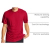 Hanes Men’s Cool Dri Performance T-Shirt, Moisture-Wicking Short Sleeve Tee, 40+ UPF Protection, 2 Or 5 Pack(Deep Red – 2 Pack)
