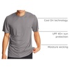 Hanes Men’s Cool Dri Performance T-Shirt, Moisture-Wicking Short Sleeve Tee, 40+ UPF Protection, 2 Or 5 Pack(Graphite – 2 Pack)