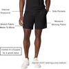 Hanes Men’s Shorts, Cool Dri® 7″ Color Blocked Short, Moisture Wicking + UPF 40 Men’s Athletic Shorts(Black/Navy/Royal/Light Blue/Graphite)