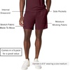 Hanes Men’s Shorts, Cool Dri® 7″ Color Blocked Short, Moisture Wicking + UPF 40 Men’s Athletic Shorts(Maroon/Royal Blue/Red/Navy/Graphite)