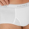 Hanes Men’s Underwear Brief Pack, Full Rise Cotton Briefs, Moisture-Wicking Underwear, White, Multi-pack(White – 12 Pack)