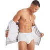 Hanes Men’s Underwear Brief Pack, Full Rise Cotton Briefs, Moisture-Wicking Underwear, White, Multi-pack(White – 6 Pack)