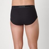 Hanes Men’s Underwear Briefs, Cotton Mid Rise Briefs, Covered Waistband, Moisture Wicking, Multi-pack(Black – 12 Pack)