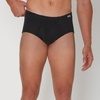 Hanes Men’s Underwear Briefs, Cotton Mid Rise Briefs, Covered Waistband, Moisture Wicking, Multi-pack(Black)