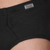 Hanes Men’s Underwear Briefs, Cotton Mid Rise Briefs, Covered Waistband, Moisture Wicking, Multi-pack(Black)