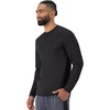 Hanes Sport Men’s Long-Sleeve T-Shirt Pack, Cool DRI Moisture-Wicking Performance T-Shirts, Performance Tee, 2-Pack(Black – 2 Pack)
