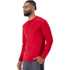 Hanes Sport Men’s Long-Sleeve T-Shirt Pack, Cool DRI Moisture-Wicking Performance T-Shirts, Performance Tee, 2-Pack(Deep Red)