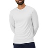 Hanes Sport Men’s Long-Sleeve T-Shirt Pack, Cool DRI Moisture-Wicking Performance T-Shirts, Performance Tee, 2-Pack(White)