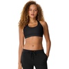 Hanes Women’s Seamless Racerback Sports Bra(Black/White/Gray – 3 Pack)