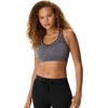 Hanes Women’s Seamless Racerback Sports Bra(Black/White/Gray – 3 Pack)