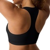Hanes Women’s Seamless Racerback Sports Bra(Ebony – 1 Pack)