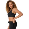 Hanes Women’s Seamless Racerback Sports Bra(Ebony – 1 Pack)