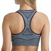 Hanes Women’s Seamless Racerback Sports Bra(Ebony Heather – 1 Pack)