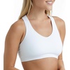 Hanes Women’s Seamless Racerback Sports Bra(True White – 1 Pack)