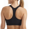 Hanes Womens Sport Compression Racerback Sports-Bra(Black – 1 Pack)