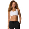 Hanes Womens Sport Compression Racerback Sports-Bra(Black/White – 2 Pack)