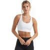 Hanes Womens Sport Compression Racerback Sports-Bra(White – 1 Pack)