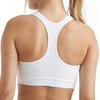 Hanes Womens Sport Compression Racerback Sports-Bra(White – 1 Pack)