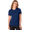Hanes Women’s T-Shirt, 5-Pack, Sport Cool Dri V-Neck Performance Tees, Moisture-Wicking, Sun Protection(Blk/Wht/Nvy)