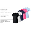 Hanes Women’s T-Shirt, 5-Pack, Sport Cool Dri V-Neck Performance Tees, Moisture-Wicking, Sun Protection(Blk/Wht/Nvy/Pnk/Bl)