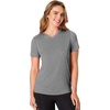 Hanes Women’s T-Shirt, 5-Pack, Sport Cool Dri V-Neck Performance Tees, Moisture-Wicking, Sun Protection(Grey Heather  Navy Heather  Charcoal  Peri Blue)
