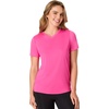 Hanes Women’s T-Shirt, 5-Pack, Sport Cool Dri V-Neck Performance Tees, Moisture-Wicking, Sun Protection(Peri Blue  Teal Ivy  Wow Pink  Light Blue)