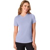 Hanes Women’s T-Shirt, 5-Pack, Sport Cool Dri V-Neck Performance Tees, Moisture-Wicking, Sun Protection(Peri Blue  Teal Ivy  Wow Pink  Light Blue)